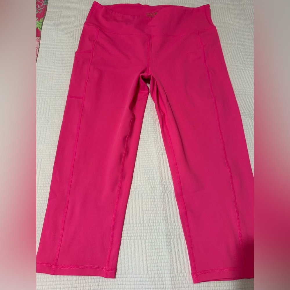 Lilly Pulitzer Hot Pink Capri Leggings